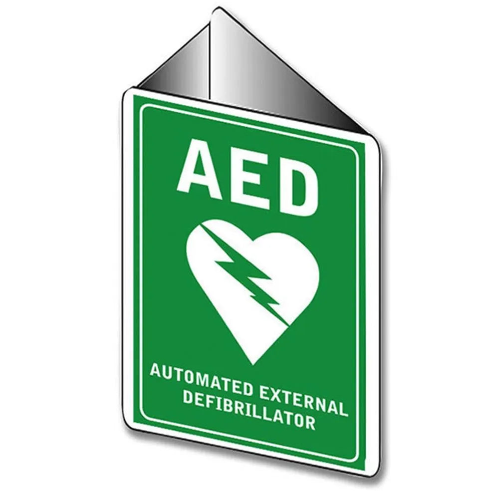 AED Angled Wall Sign