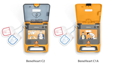Mindray C1A Cardiac Defibrillator Fully-Automatic with 5 year Life on Battery and Pads