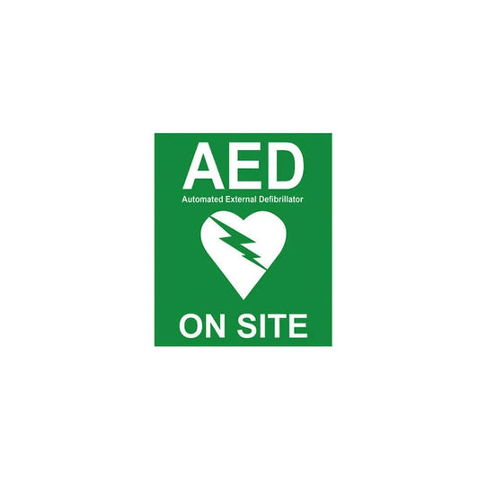 AED ‘On Site’ Window Sticker Large