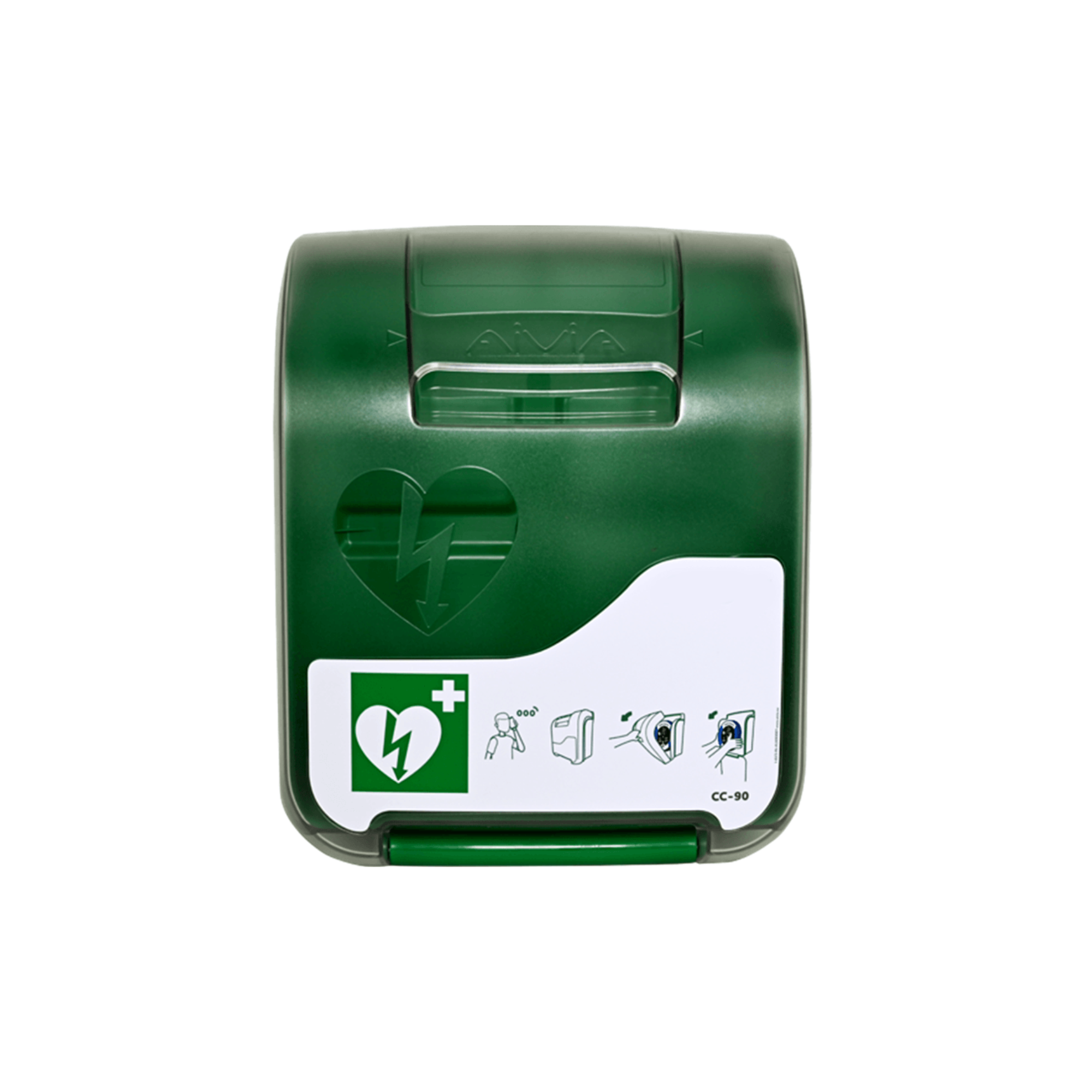 Alarmed AED Indoor Cabinet with transparent polycarbonate door