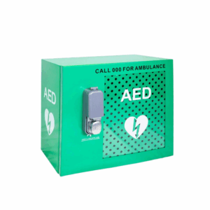 Secure Outdoor AED Storage Cabinet / keypad lock