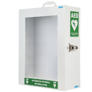 Image of the Cardiact AED metal cabinet