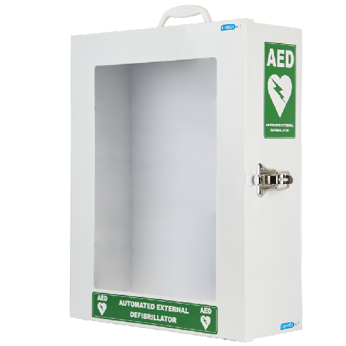 Image of the Cardiact AED metal cabinet